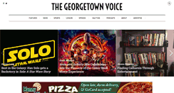 Desktop Screenshot of georgetownvoice.com